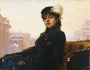 Ivan Kramskoi Portrait of an unknown woman, china oil painting artist